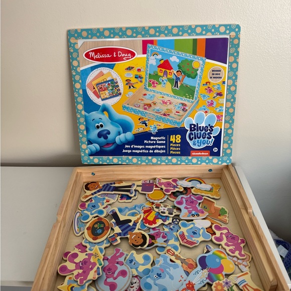 Blue’s Clues & You Melissa & Doug Magnetic Wooden Puzzle Set - Nearly complete! - Picture 2 of 12
